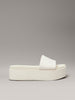 CALVIN KLEIN FLATFORM SANDAL SLIDE IN NYLON KADIN TERLİK